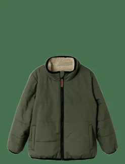 name it NMMMAGNUS SHERPA JACKET REV - Jackor|Barn Fleecekläder