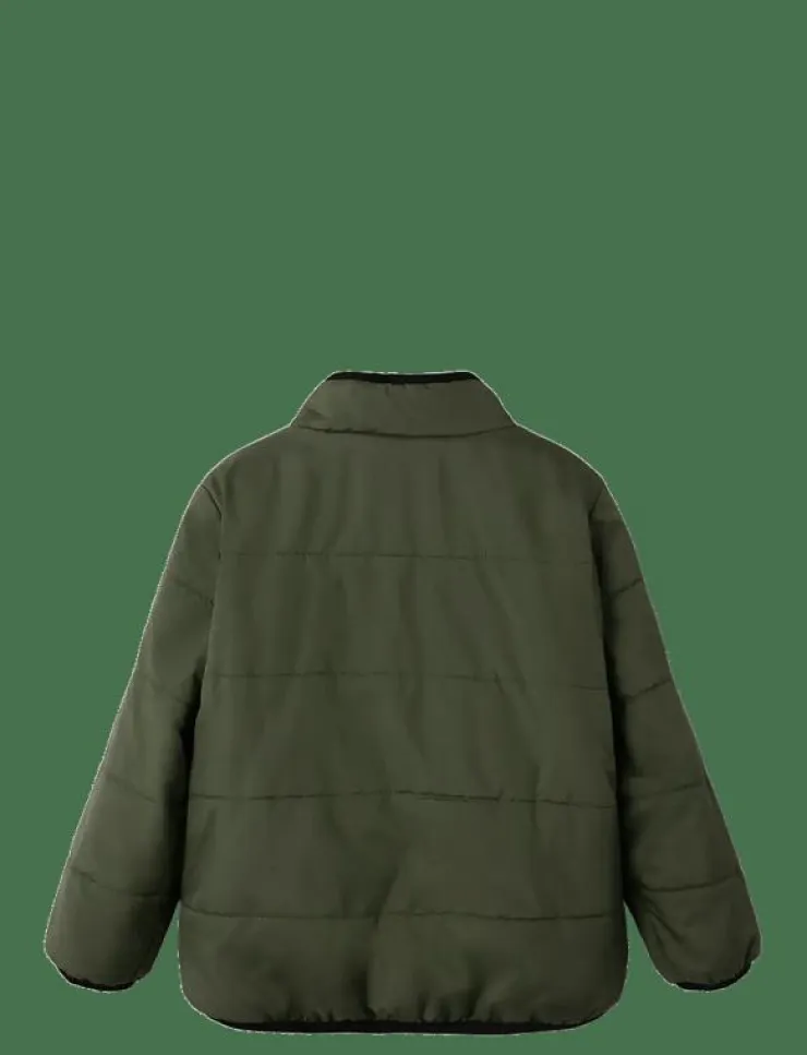 name it NMMMAGNUS SHERPA JACKET REV - Jackor|Barn Fleecekläder