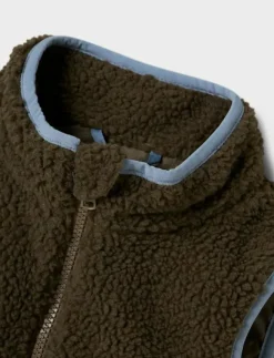 Barn name it Västar|NMMMALL TEDDY VEST2 - Väst