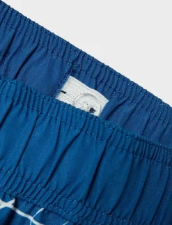 name it NMMMAVE SPIDER LONG SWIMSHORTS MAR - Badbyxa|Barn Badkläder