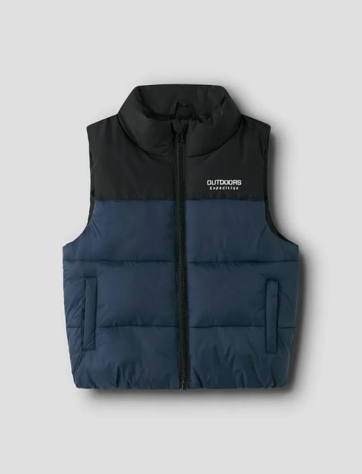 Barn name it Västar|NMMMOLE VEST PB - Väst