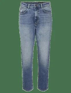 Kvinnor NOISY MAY Kläder|NMMONI HW STRAGHT ANK JEANS AZ221DB NOOS - Straight jeans