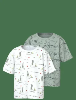 name it NMMVALTHER 2P SS NREG TOP - Kortärmade|Barn Flerpack