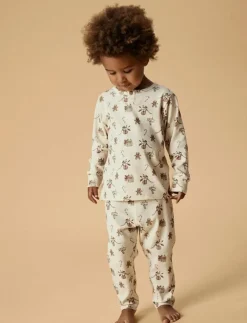 Lil'Atelier NMNLAYO GIT LS NIGHTSET LIL - Set|Barn Sovplagg