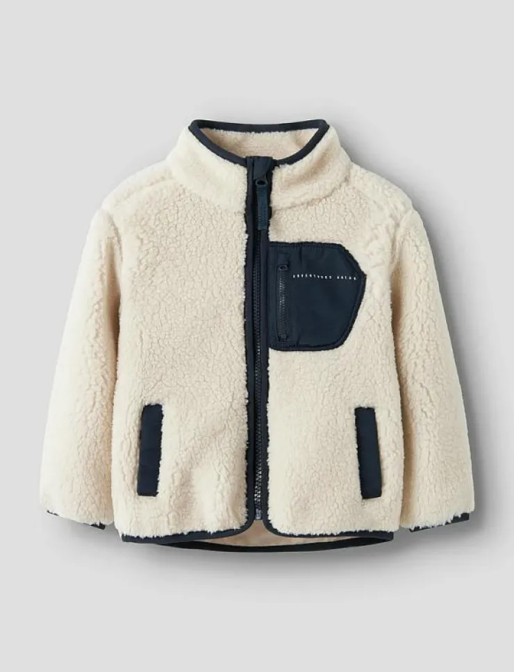 name it NMNMATTIA SHERPA JACKET PB - Jackor|Barn Fleecekläder