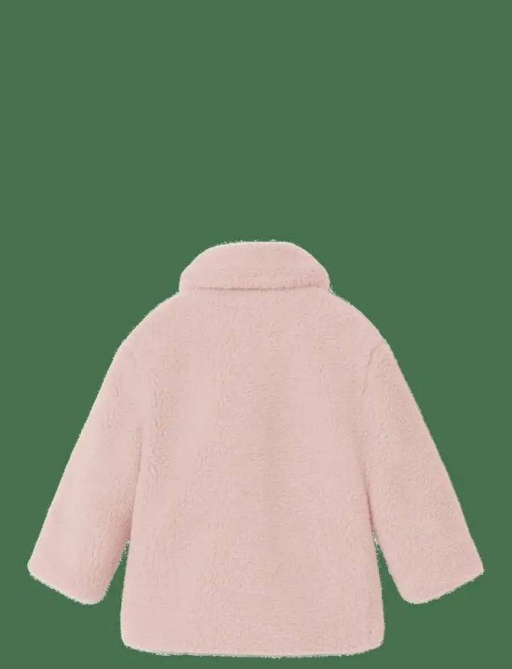 Barn Lil'Atelier Fleecekläder|NMNNALO LONG SHERPA JKT SOLID LIL - Jackor