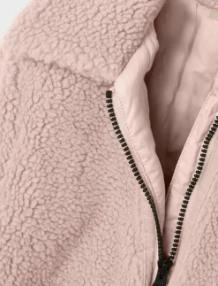 Barn Lil'Atelier Fleecekläder|NMNNALO LONG SHERPA JKT SOLID LIL - Jackor
