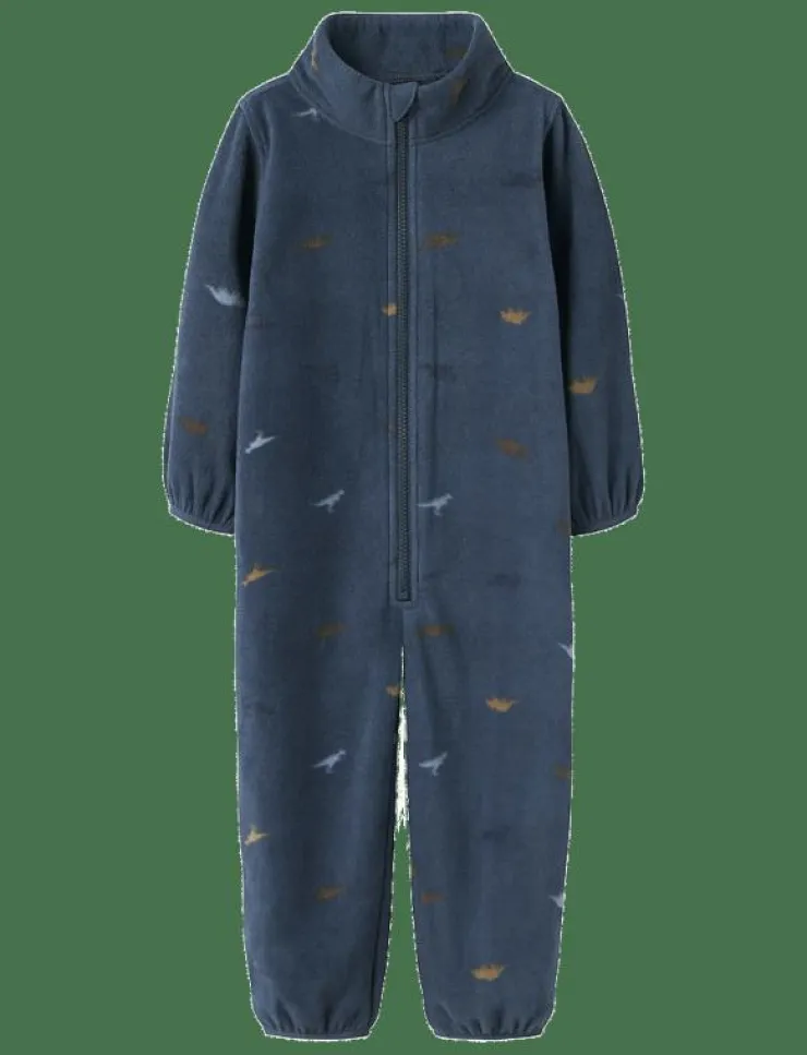 Barn name it Fleecekläder|Overaller|NMNSPEKTRA FLEECE SUIT AOP FO - Overaller