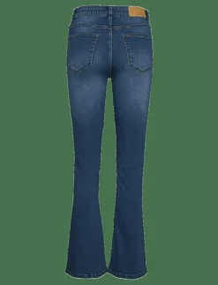 Kvinnor NOISY MAY Kläder|Denimkläder|NMSALLIE HW FLARE JEAN VI021MB FWD NOOS - Utsvängda jeans