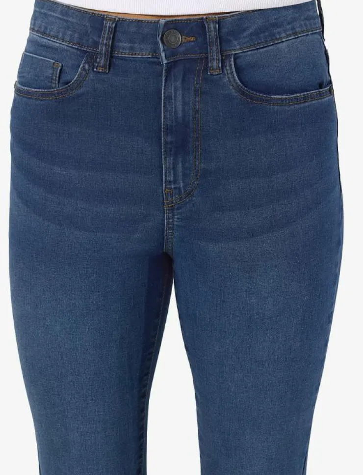 Kvinnor NOISY MAY Kläder|Denimkläder|NMSALLIE HW FLARE JEAN VI021MB FWD NOOS - Utsvängda jeans