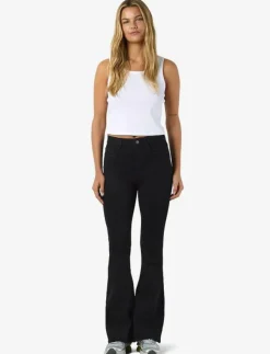 NOISY MAY NMSALLIE HW SK FLARED VI023BL FWD NOOS - Utsvängda jeans|Kvinnor Kläder|Denimkläder
