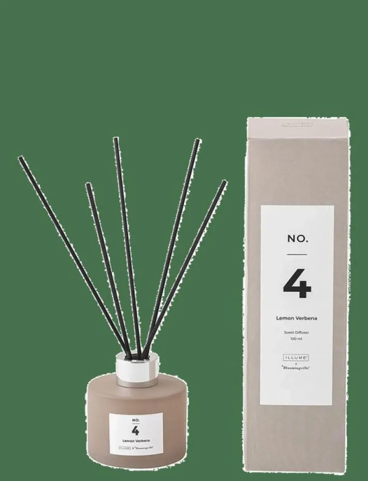 Bloomingville NO.4-Lemon Verbena Scent Diffuser - Doftpinnar|Kvinnor Bastu & Spa|Doftpinnar & Doftspray