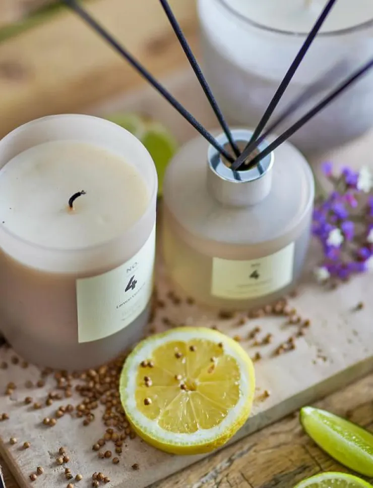 Bloomingville NO.4-Lemon Verbena Scent Diffuser - Doftpinnar|Kvinnor Bastu & Spa|Doftpinnar & Doftspray