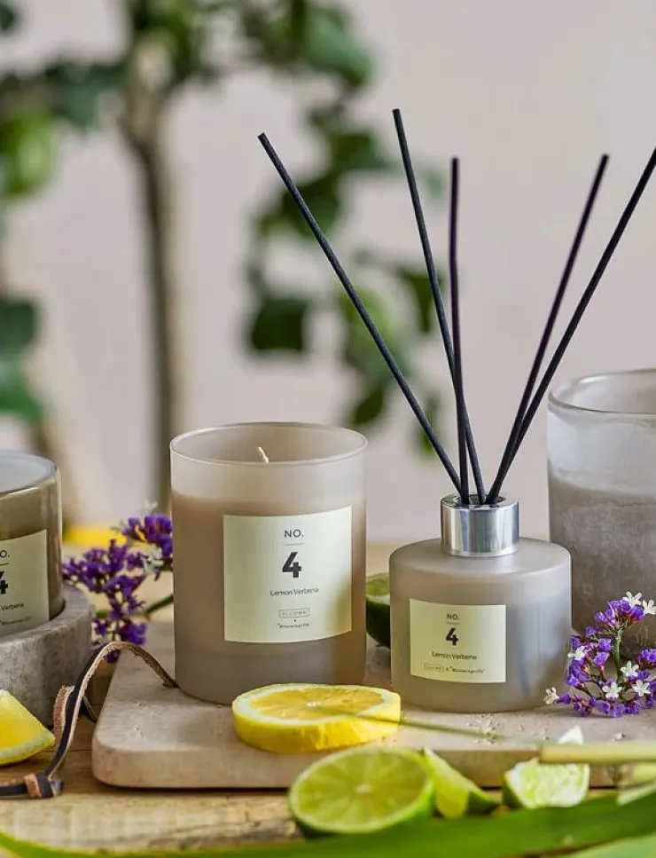 Bloomingville NO.4-Lemon Verbena Scent Diffuser - Doftpinnar|Kvinnor Bastu & Spa|Doftpinnar & Doftspray