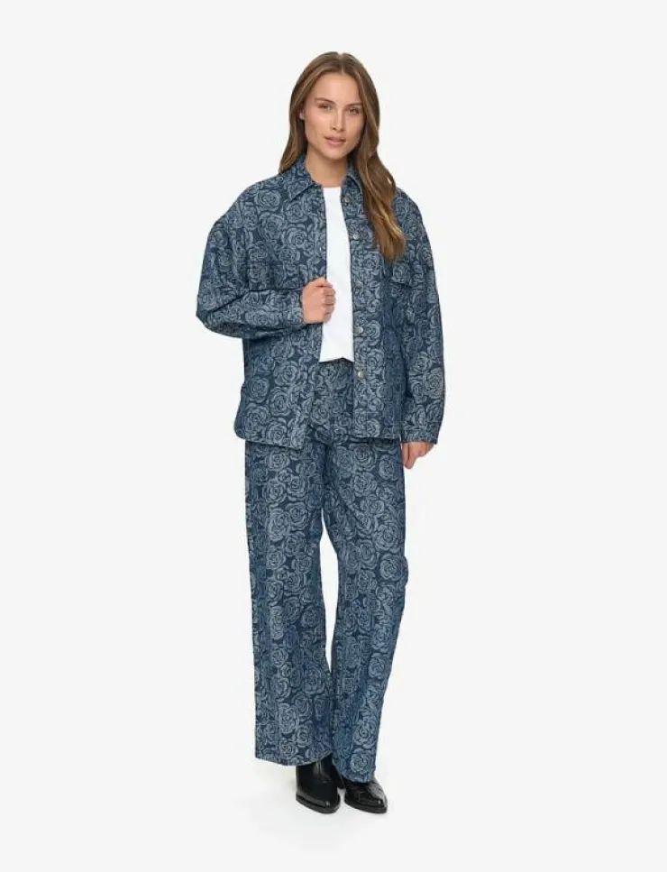 Moves Noliana shirt 4518 - Jeansskjortor|Kvinnor Denimkläder|Blusar & Skjortor