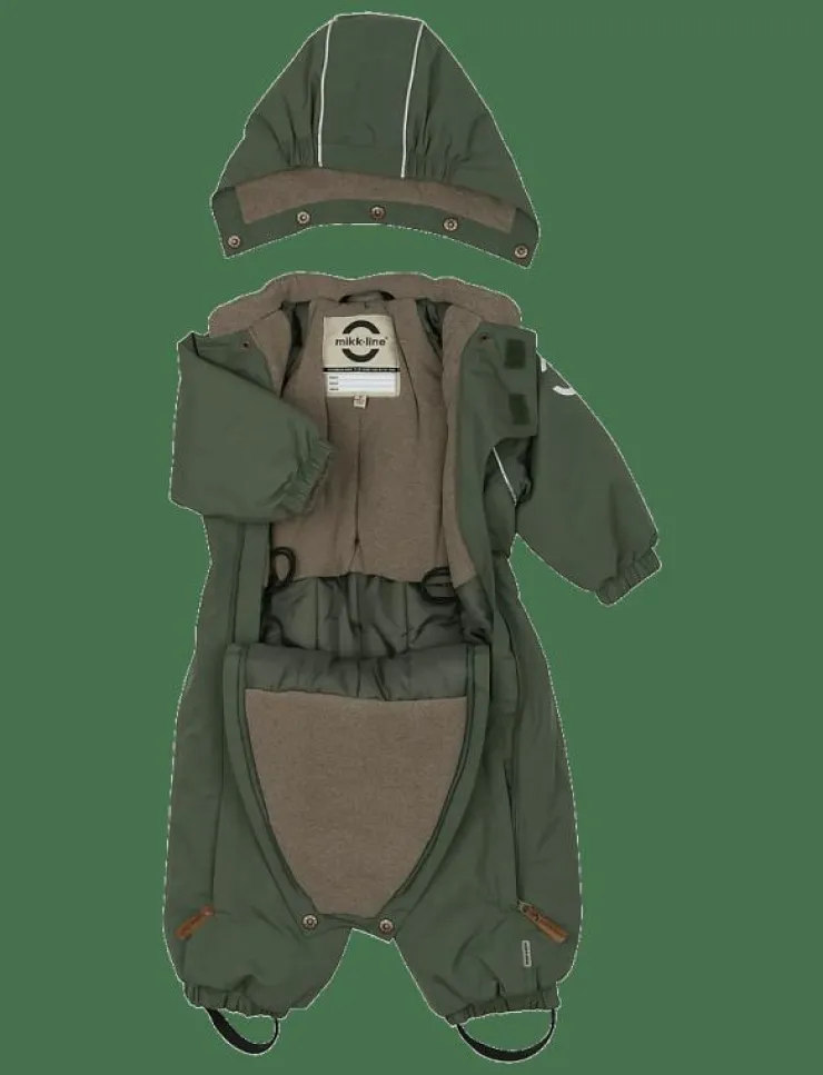 Barn mikk-line Overaller|Nylon Baby Suit - Solid - Overaller