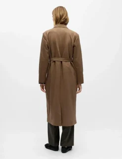 Kvinnor Object Kavajer|OBJFENJA LO LONG BLAZER E WI 25 - Tunna kappor