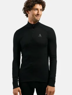 Odlo Active Warm Bl Top Turtle Neck L/S Half Zip - Underställströja| Underställ|Underställ