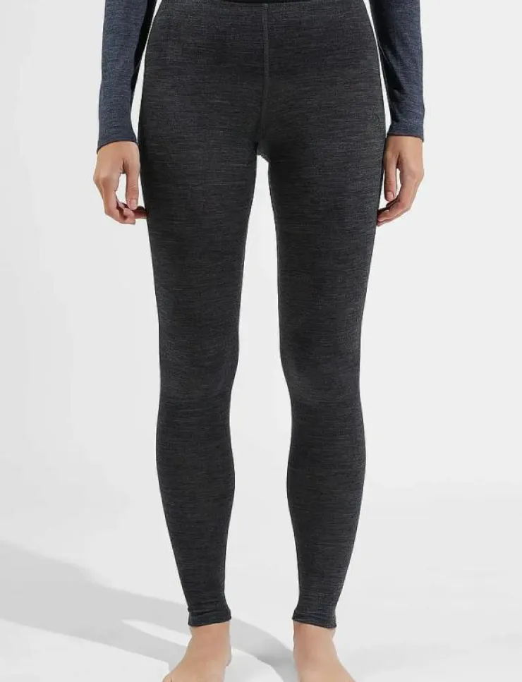 Kvinnor Odlo Underställ|Underställ|Bl Bottom Long Natural Performance Pw 150 - Underställsbyxor