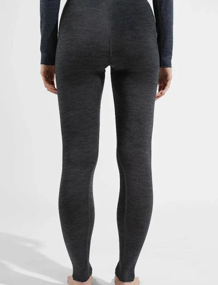 Kvinnor Odlo Underställ|Underställ|Bl Bottom Long Natural Performance Pw 150 - Underställsbyxor