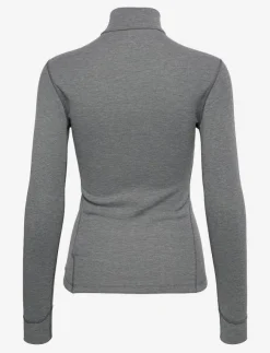 Kvinnor Odlo Underställ|Underställ|Bl Top Turtle Neck L/S Half Zip Active Warm - Underställströjor