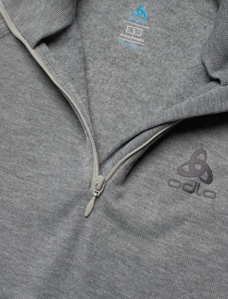 Kvinnor Odlo Underställ|Underställ|Bl Top Turtle Neck L/S Half Zip Active Warm - Underställströjor