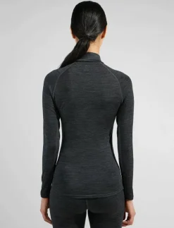 Odlo Natural Performance Pw 150 Bl Top Turtle Neck L/S Half Zip - Underställströjor|Kvinnor Underställ|Underställ