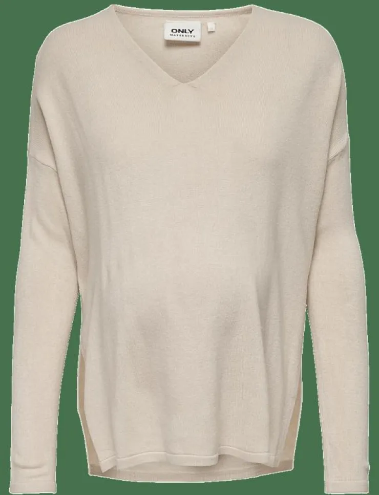 Only Maternity OLMAMALIA L/S V-NECK PULLOVER KNT NOOS - Stickat|Kvinnor Mammakläder