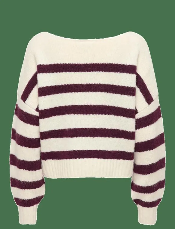 Kvinnor Only Maternity Mammakläder|OLMAYA LIFE L/S BOATNECK PULL KNT - Stickat