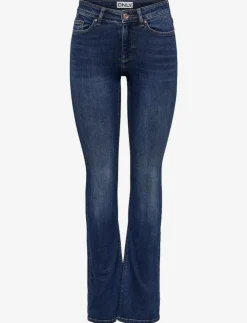 Kvinnor ONLY Denimkläder|Jeans|ONLBLUSH MID FLARED DNM TAI021 NOOS - Utsvängda jeans