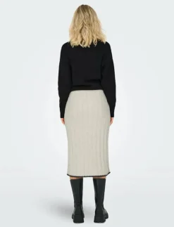 Kvinnor ONLY Kjolar|ONLCHICK STITCH MV SKIRT KNT - Midi kjolar