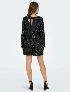 Kvinnor ONLY Shorts|ONLCONFIDENCE NEW SEQUINS SHORTS JRS - Casual shorts