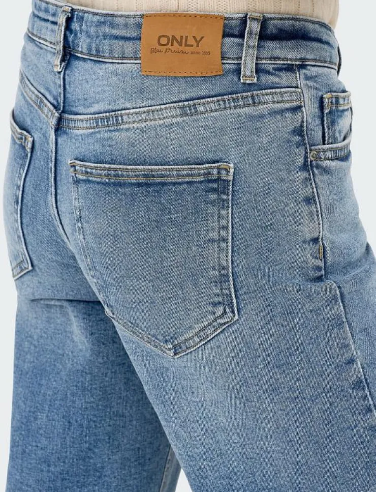 ONLY ONLJUICY LW WIDE LEG DNM REA365 NOOS - Vida byxor|Kvinnor Denimkläder|Jeans