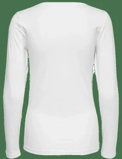 Kvinnor ONLY Kläder|T-Shirts & Toppar|ONLLIVE LOVE L/S ONECK TOP NOOS JRS - Långärmade toppar