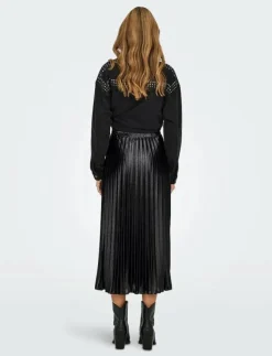 ONLY ONLLYON PLEATED SHINE SKIRT JRS - Midi kjolar|Kvinnor Kjolar