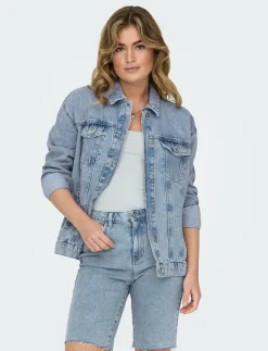 ONLY ONLOCEAN L/S OVERSIZE JKT DNM NOOS - Jeansjackor|Kvinnor Denimkläder|Jackor & Kappor