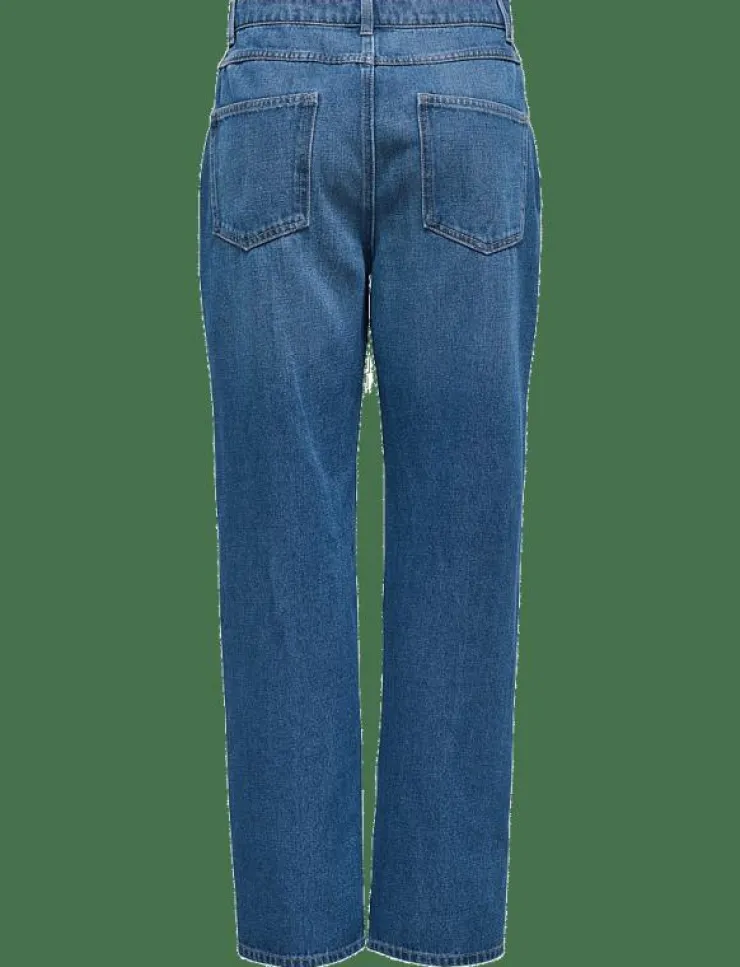Kvinnor ONLY Jeans|ONLROBBIE HW STRAIGHT DNM PIM ESP - Straight jeans