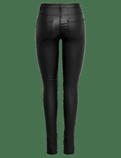 Kvinnor ONLY Byxor|ONLROYAL LIFE HW SK ROCK COATED PIM NOOS - Skinnbyxor