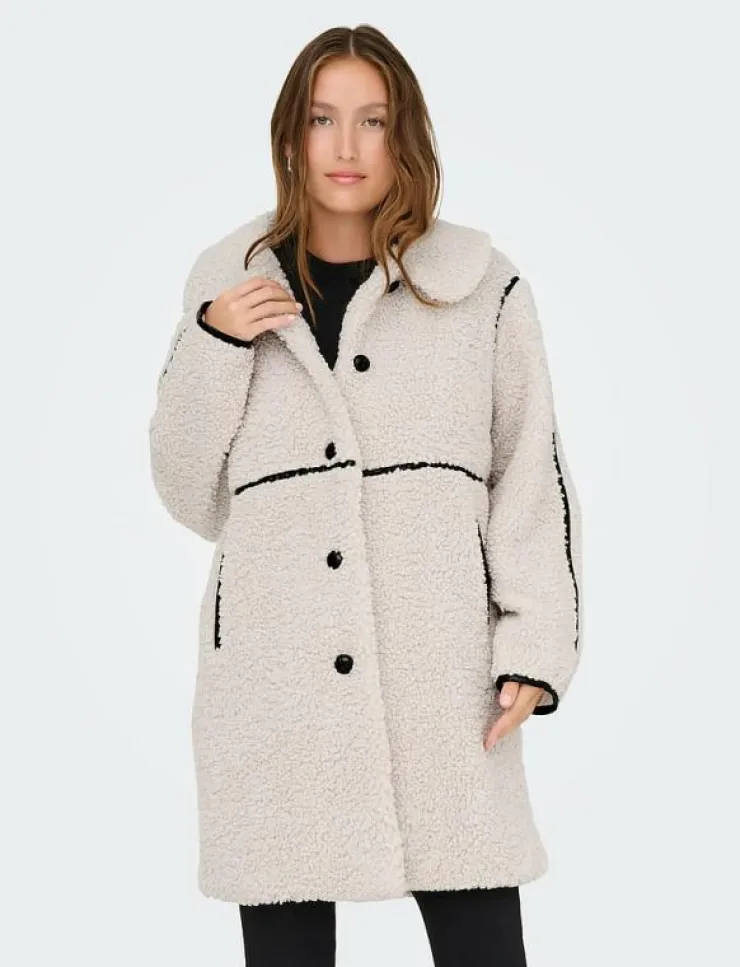 Kvinnor ONLY Jackor & Kappor|ONLRUBI SHEARLING COAT CS OTW - Kappor