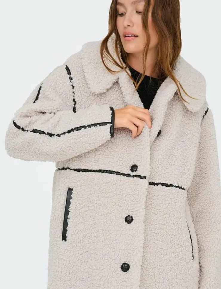 Kvinnor ONLY Jackor & Kappor|ONLRUBI SHEARLING COAT CS OTW - Kappor