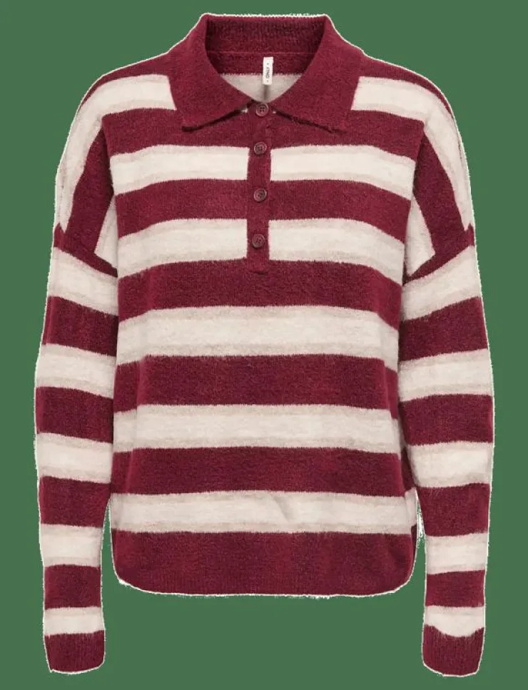 ONLY ONLTALIO LS POLO NECK BF KNT - Stickat|Kvinnor Kläder|Stickat