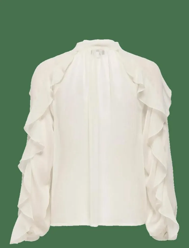 ONLY ONLTARYN LS ROMANTIC RUFFLE BLOUSE WVN - Långärmade blusar|Kvinnor Blusar & Skjortor