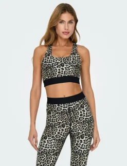 Only Play ONPDAISY-2-LEO AOP BRA - Sport BH:ar|Kvinnor Sport-Bh