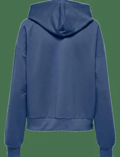 Kvinnor Only Play Sweatshirts|ONPFEY HOOD FZ LS REG BRUSH SWT - Huvtröjor