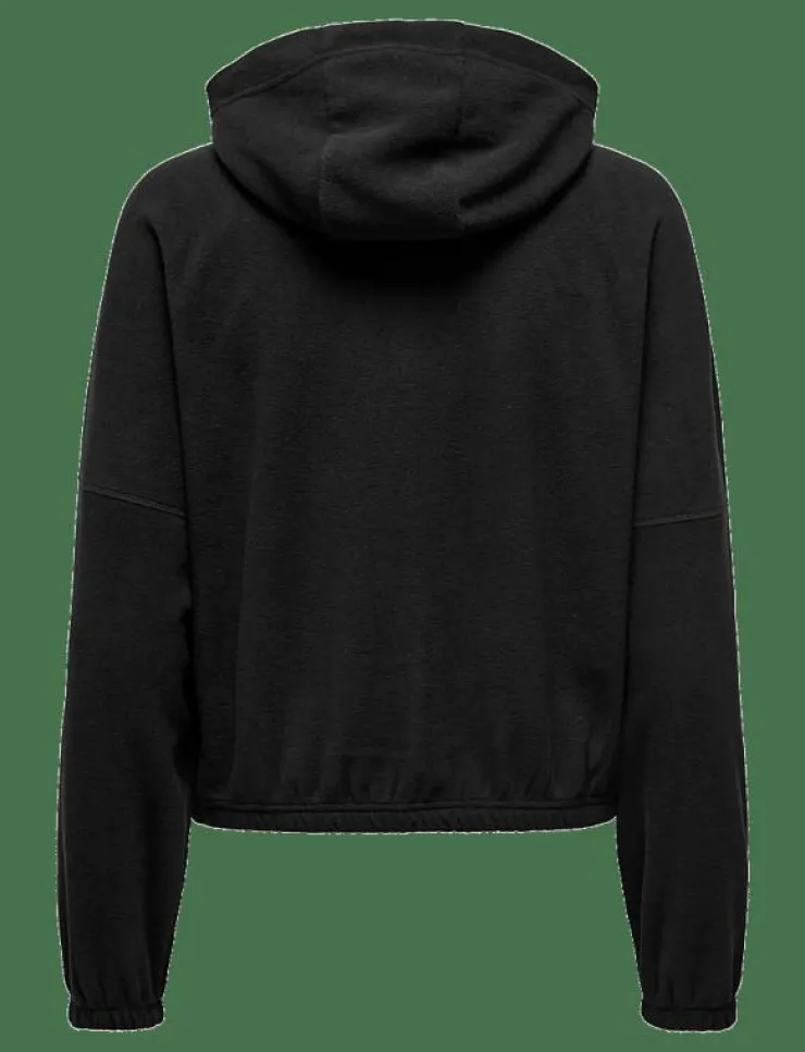 Only Play ONPFLEE HOOD FZ LS SHORT FLEECE TOP - Huvtröjor|Kvinnor Sweatshirts|Sweatshirts