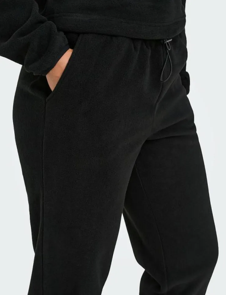 Kvinnor Only Play Byxor|Mjukisbyxor|ONPFLEE HW REG FLEECE SWT CUFF PNT - Sweatpants