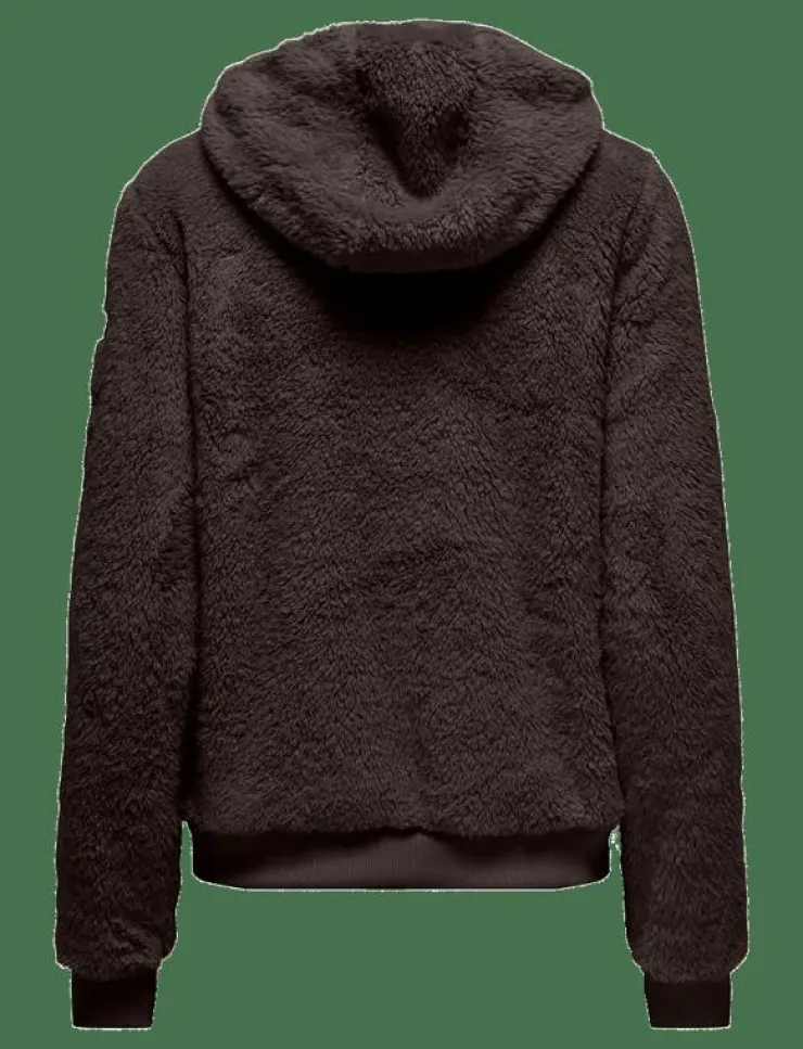 Only Play ONPFLUFFY HOOD FZ LS JCK - Huvtröjor|Kvinnor Sweatshirts