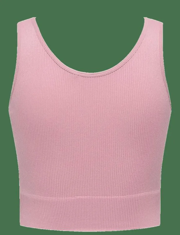 Only Play ONPJAIA LIFE UN SL SEAM SHORT TOP NOOS - Crop tops|Kvinnor Toppar & T-Shirts