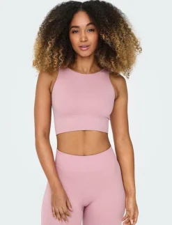 Only Play ONPJAIA LIFE UN SL SEAM SHORT TOP NOOS - Crop tops|Kvinnor Toppar & T-Shirts