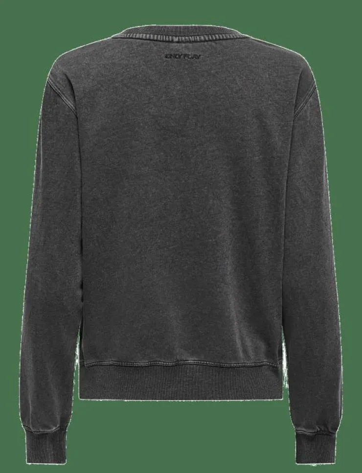 Kvinnor Only Play Sweatshirts|Sweatshirts|ONPJUNA LIFE ON LS BRUSH LOOSE SWT - Sweatshirts